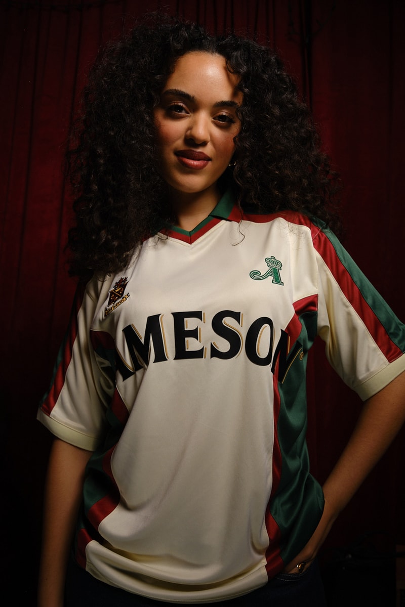 jameson awake ny capsule collection triple distilled music jersey track jacket new york hip hop st patrick's day nublu jersey 
