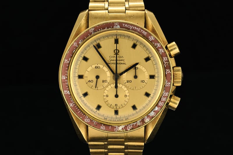 Neil Armstrong OMEGA Speedmaster Professional 18K Gold 1969 Apollo 11 Commemorative Watch RR Auction Info