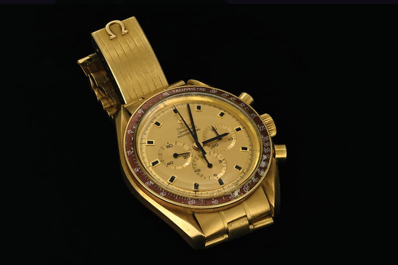 Neil Armstrong OMEGA Speedmaster Professional 18K Gold 1969 Apollo 11 Commemorative Watch RR Auction Info