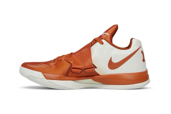 Nike KD 4 "Texas Longhorns" Rumored to Return This Year Desert Orange/White IB3555-800 university of texas kevin durant phoenix suns basketball player nba