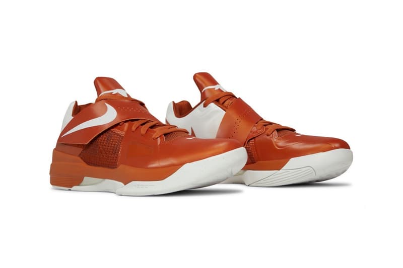 Nike KD 4 "Texas Longhorns" Rumored to Return This Year Desert Orange/White IB3555-800 university of texas kevin durant phoenix suns basketball player nba