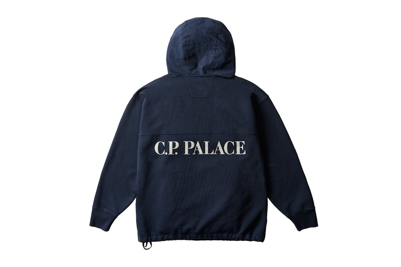 Palace Merges Creative Dialogues With C.P. Company in Latest Capsule lookbook release info italian athletic sportswear denim goggle jacket windbreaker khaki