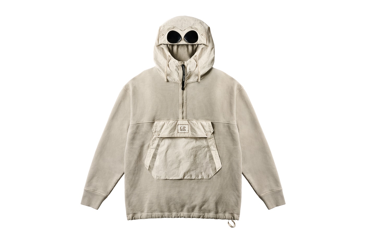 Palace Merges Creative Dialogues With C.P. Company in Latest Capsule lookbook release info italian athletic sportswear denim goggle jacket windbreaker khaki