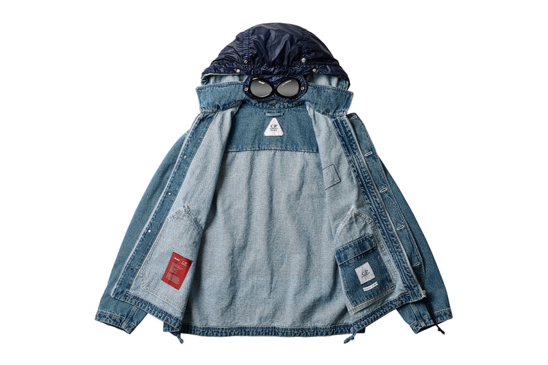 Palace Merges Creative Dialogues With C.P. Company in Latest Capsule lookbook release info italian athletic sportswear denim goggle jacket windbreaker khaki