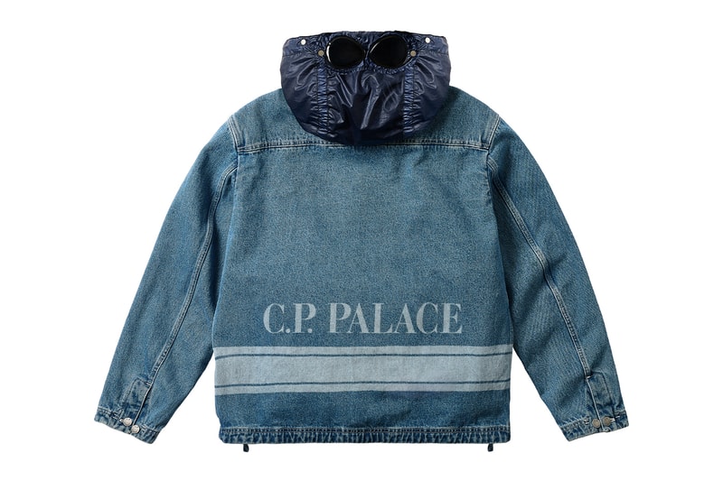 Palace Merges Creative Dialogues With C.P. Company in Latest Capsule lookbook release info italian athletic sportswear denim goggle jacket windbreaker khaki