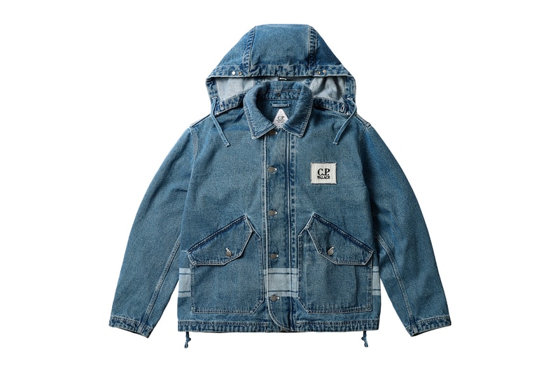 Palace Merges Creative Dialogues With C.P. Company in Latest Capsule lookbook release info italian athletic sportswear denim goggle jacket windbreaker khaki