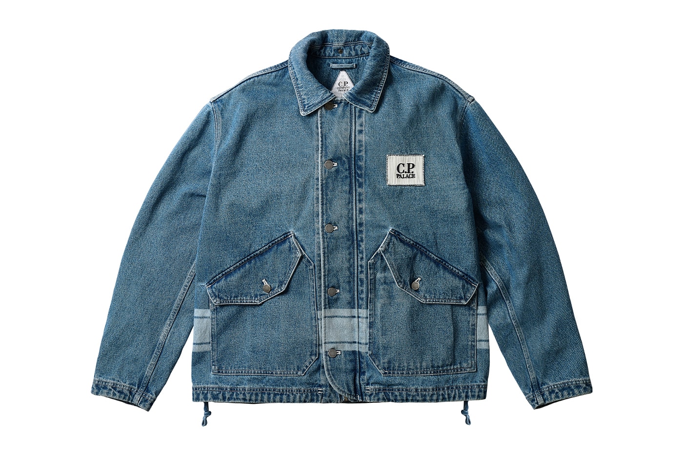 Palace Merges Creative Dialogues With C.P. Company in Latest Capsule lookbook release info italian athletic sportswear denim goggle jacket windbreaker khaki