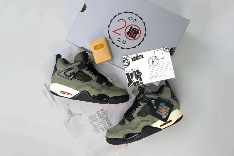 undefeated air michael jordan brand 4 2025 release date info photos price store list buying guide anniversary IB1519-200
