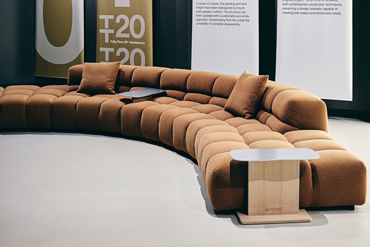 B&B Italia Tufty-Time 20 Modular Sofa 20th Anniversary Patricia Urquiola Release Info 