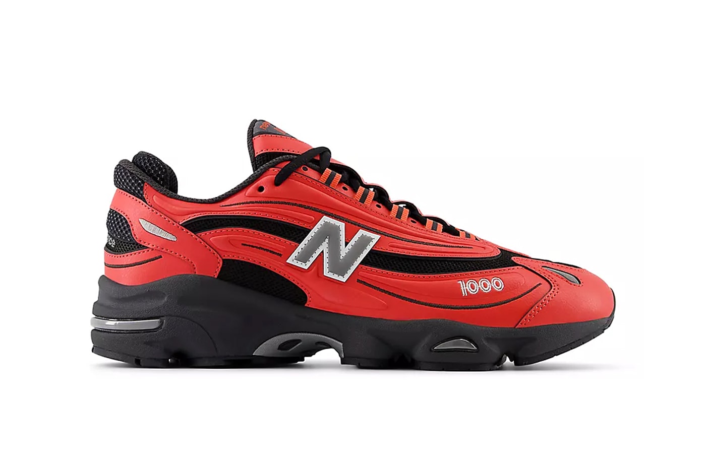 New Balance 1000 "Blast Red" M1000MSR nb black and red bred colors bold 