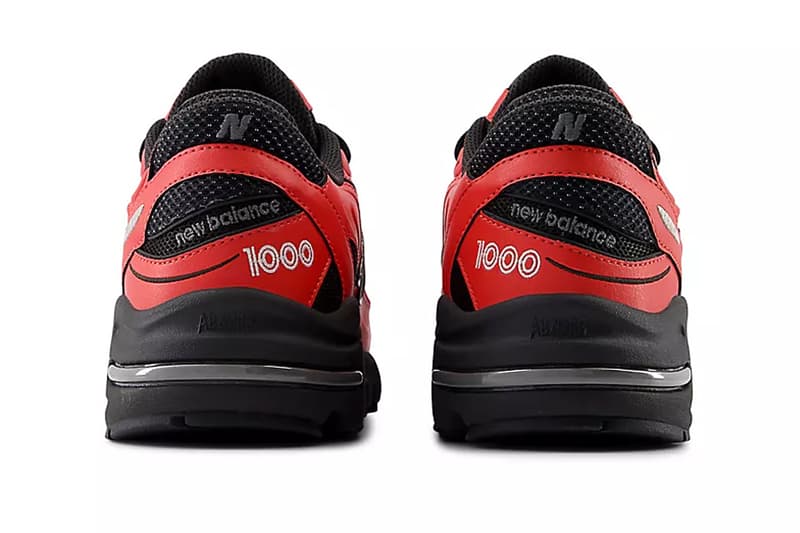 New Balance 1000 "Blast Red" M1000MSR nb black and red bred colors bold