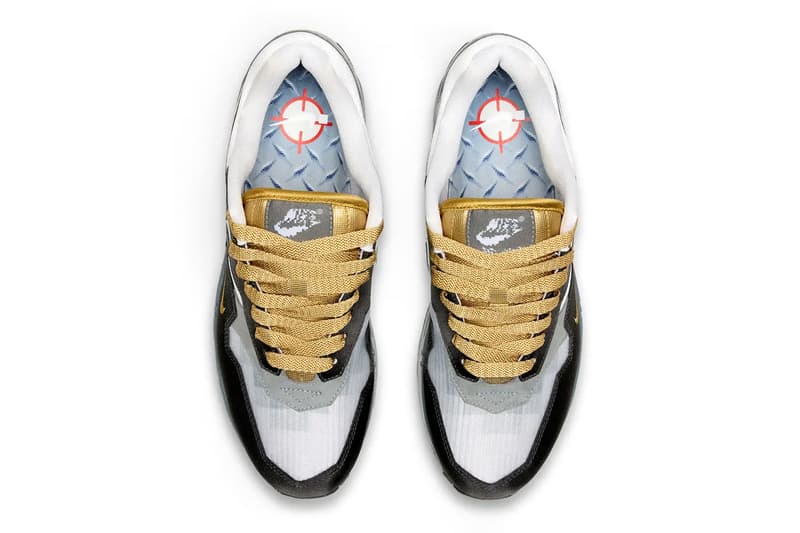 Nike Air Max 1 “Big Head Mode” IB9898-001 ‘GoldenEye 007’ Release Info 'Fortnite' .swoosh