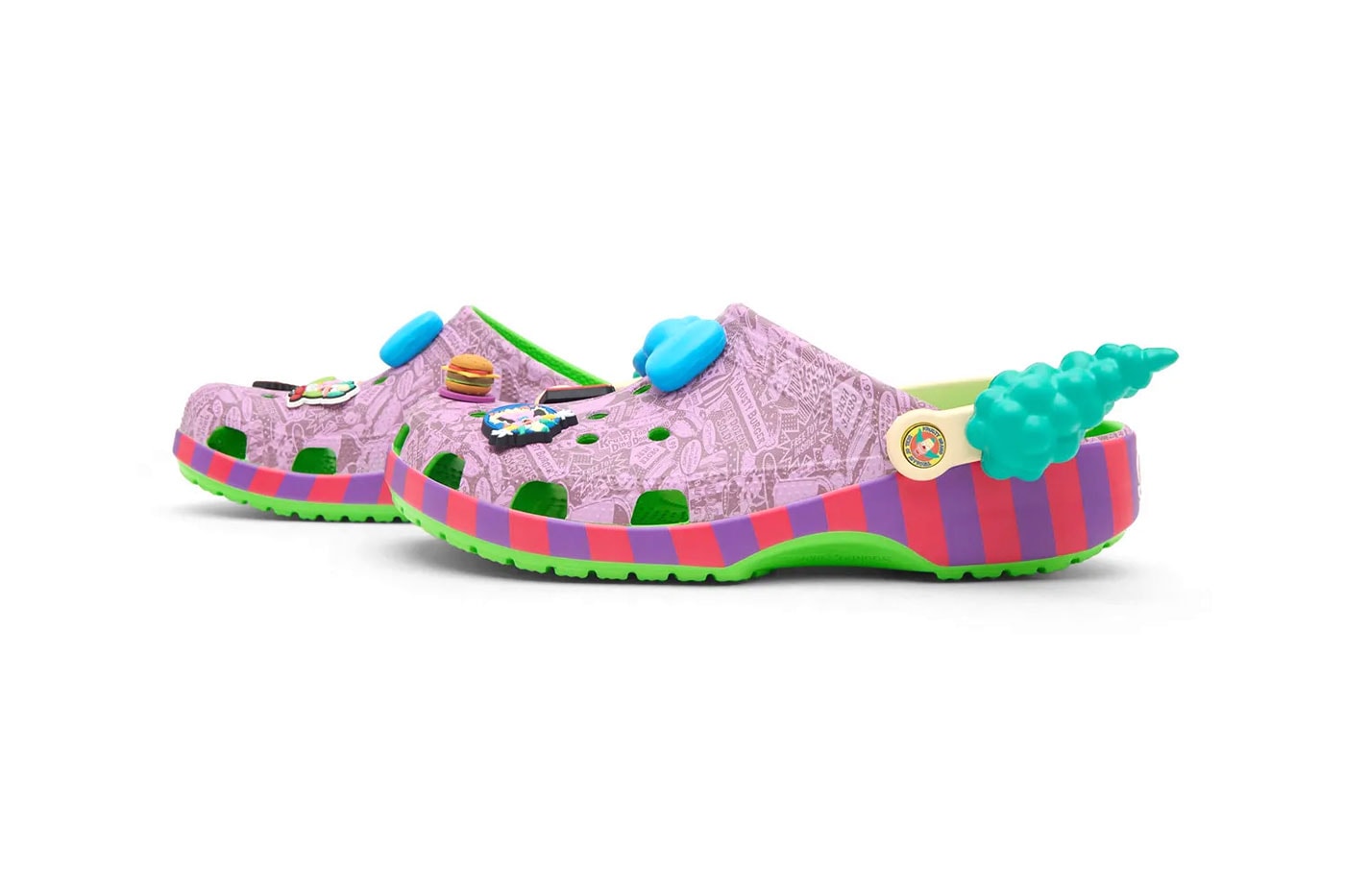 'The Simpsons' x Crocs Classic Clog "Krusty The Klown” The Simpsons Release Info 