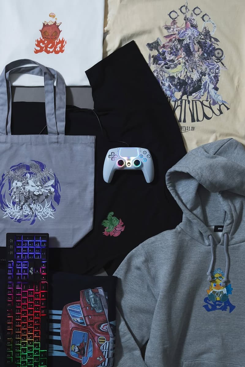 WIND AND SEA Fashions the 'Final Fantasy XIV' Universe Collaboration Collection Release Info