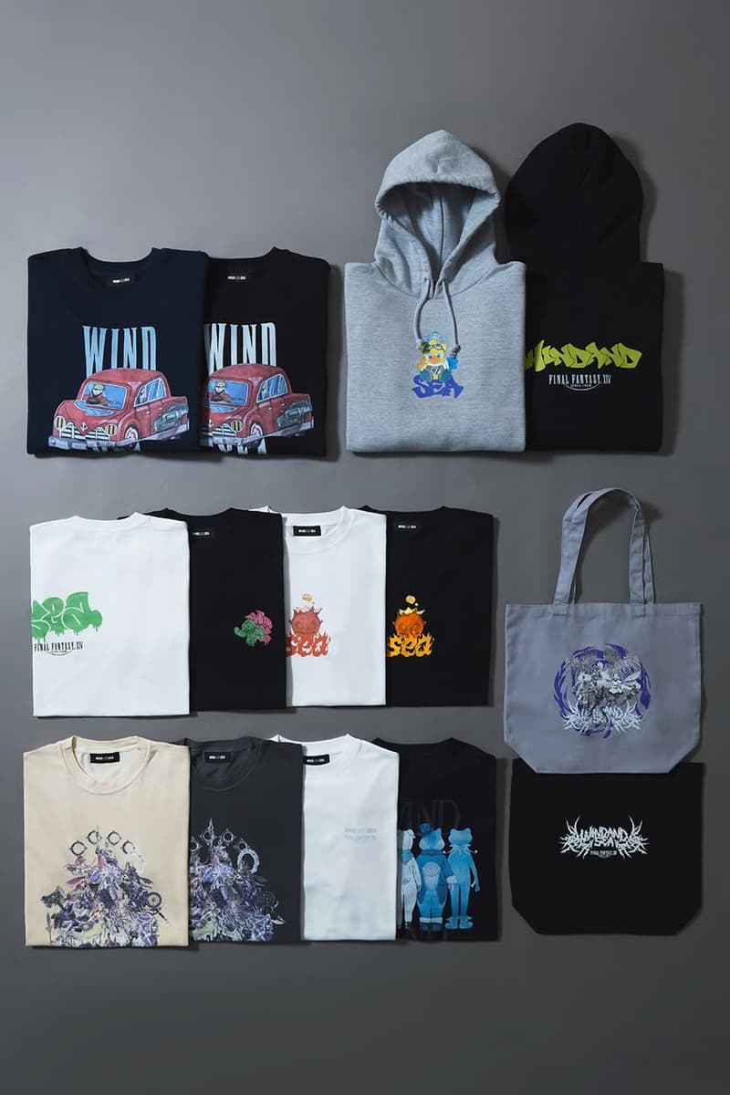 WIND AND SEA Fashions the 'Final Fantasy XIV' Universe Collaboration Collection Release Info