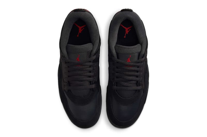 Air Jordan 4 RM "Driveway Black" II6036-001 nigel sylvester bred colorway black red jordan brand jumpman