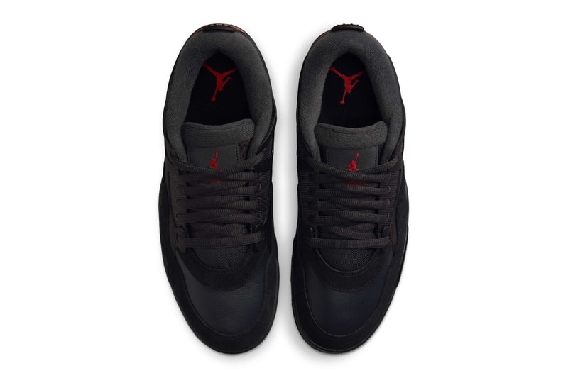 Air Jordan 4 RM "Driveway Black" II6036-001 nigel sylvester bred colorway black red jordan brand jumpman