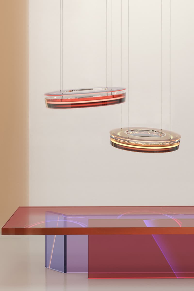 Draga & Aurel Phebe Lamps Transparency Matters” collection Rossana Orlandi Gallery Milan Design Week