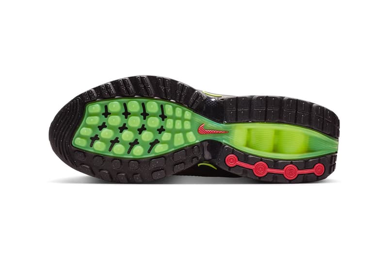Official Look at the Nike Air Max Dn "Celery" Off-Noir/Dark Russet-Celery iB8065-045 iridescent swoosh 1999 tuned max celery