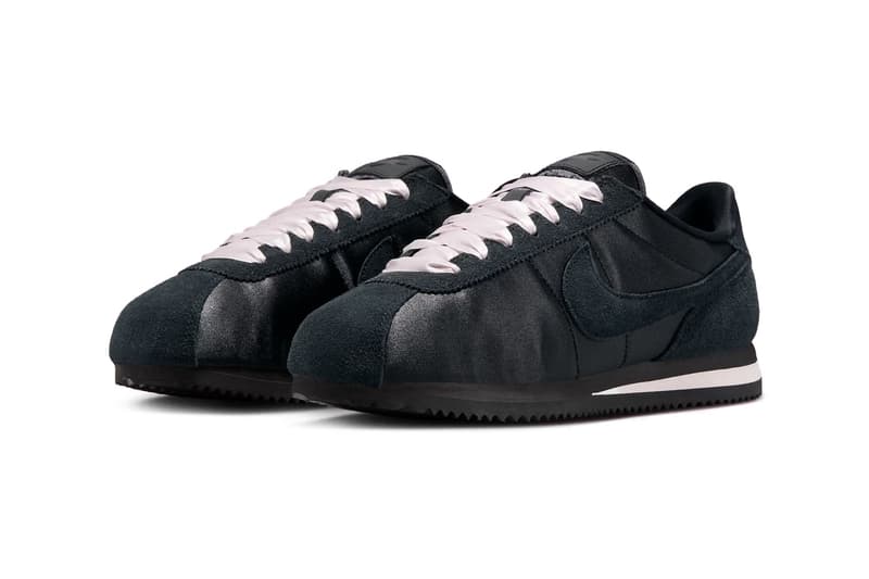 Nike Cortez Satin Black Pink IH2014-010 Release Info