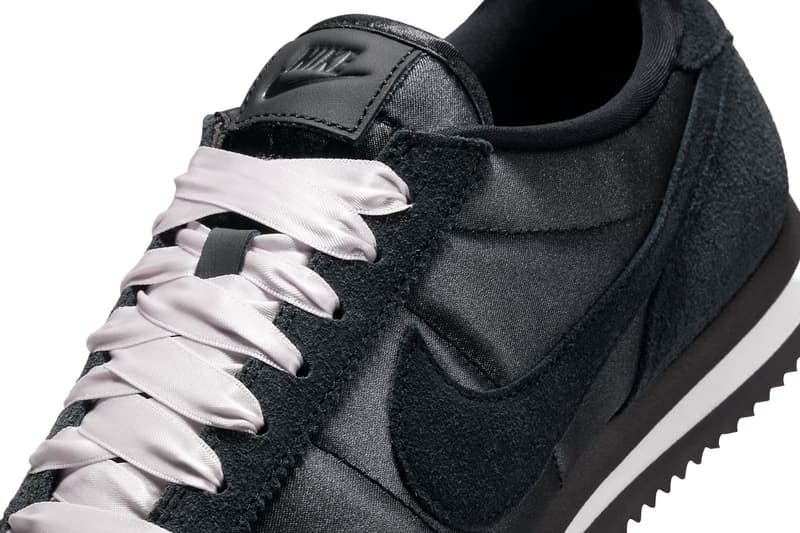 Nike Cortez Satin Black Pink IH2014-010 Release Info