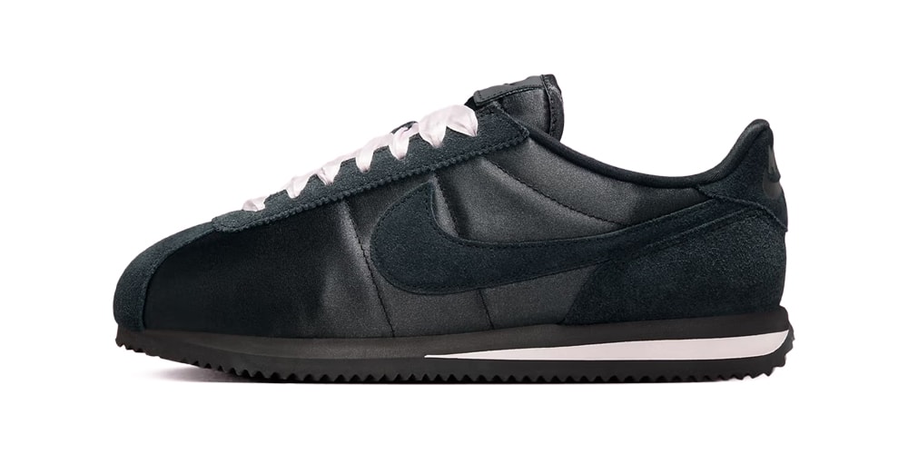 Nike Builds The Cortez "Black/Pink" With Satin and Suede