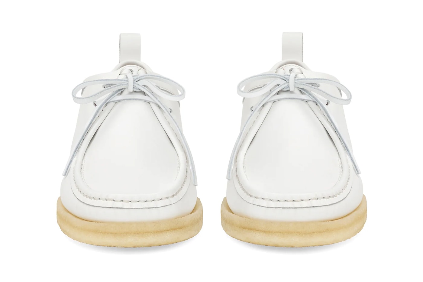 JJJJound and Padmore & Barnes Reunite for Heritage P204 Silhouette moccassin shoe beige white leather suede