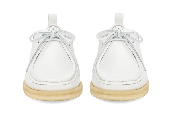 JJJJound and Padmore & Barnes Reunite for Heritage P204 Silhouette moccassin shoe beige white leather suede