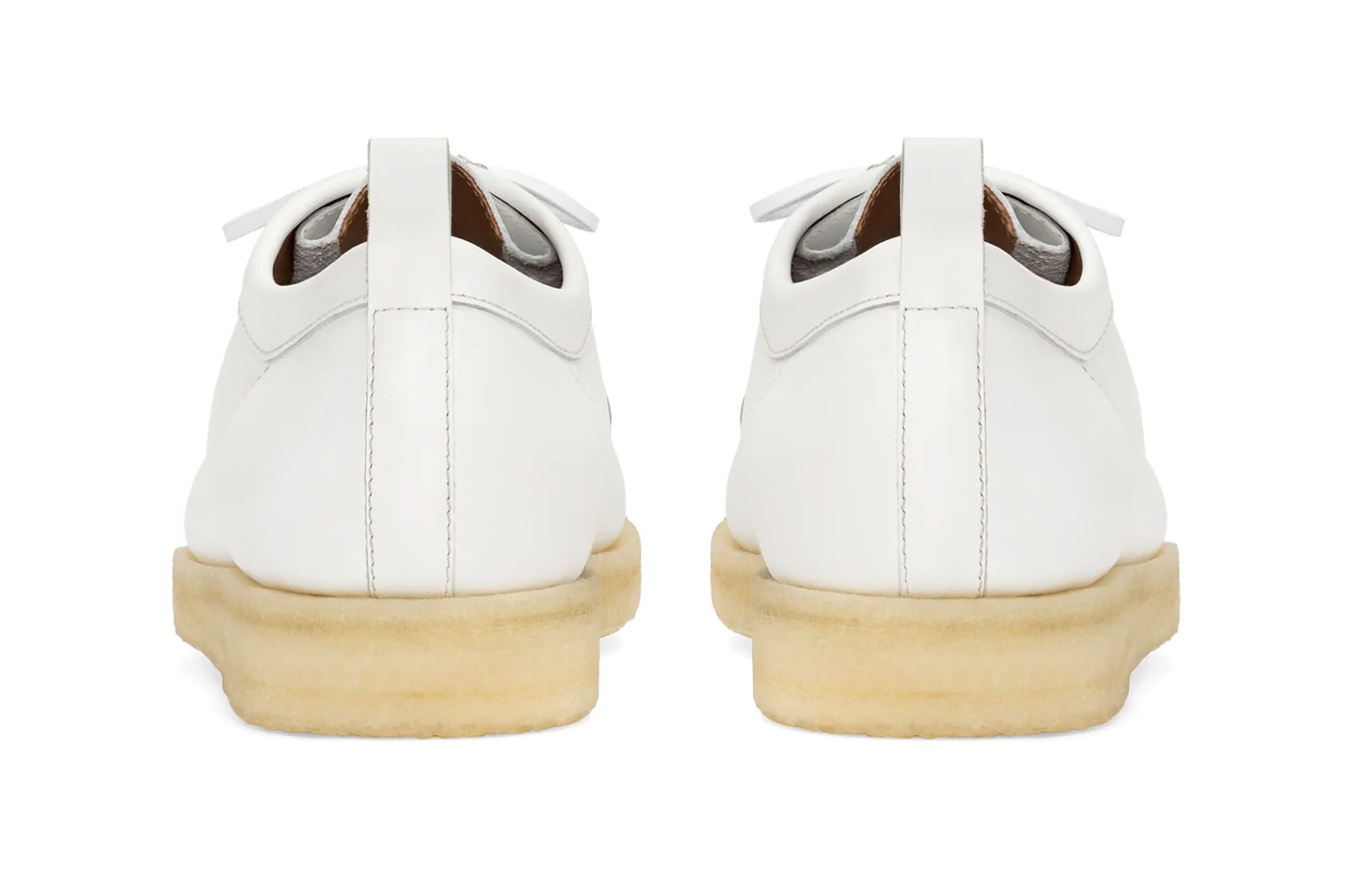 JJJJound and Padmore & Barnes Reunite for Heritage P204 Silhouette moccassin shoe beige white leather suede