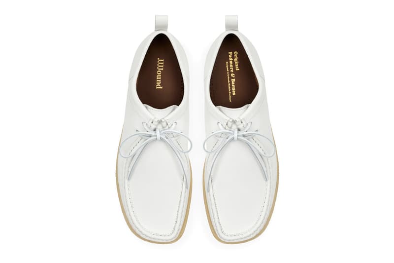 JJJJound and Padmore & Barnes Reunite for Heritage P204 Silhouette moccassin shoe beige white leather suede