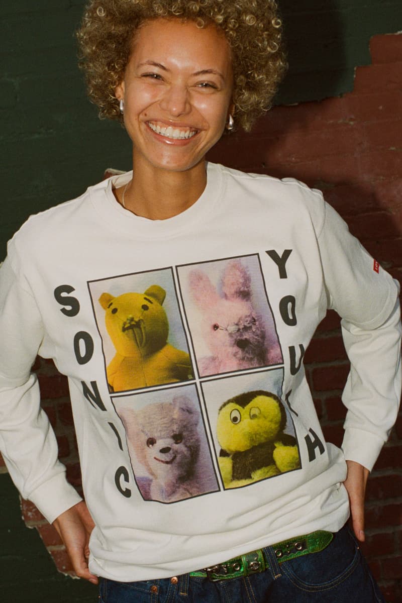 Levi's Drops Vintage-Inspired Sonic Youth Band Tee Collection
