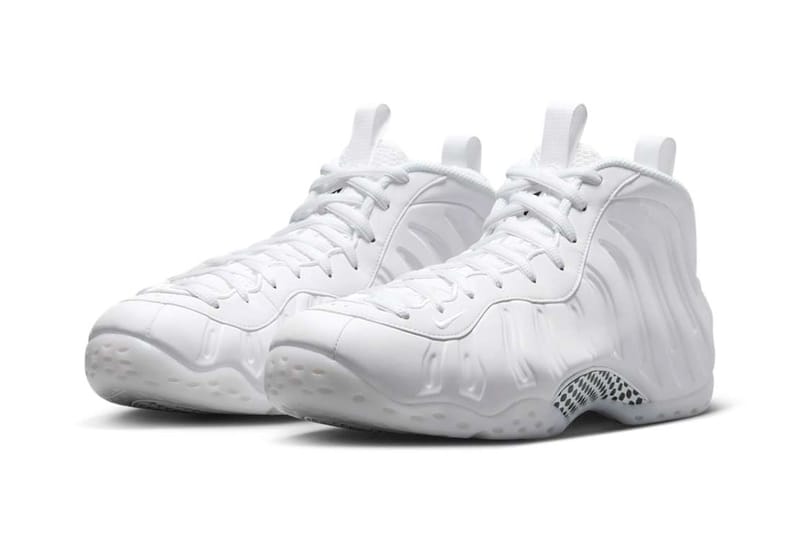 Nike Air Foamposite One Drops Clean "Triple White" Colorway
