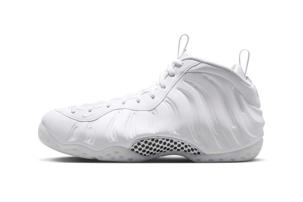 Nike Air Foamposite One "Triple White" HJ5195-100 Release Info all white shoe basketball shoe penny hardaway 1 cent