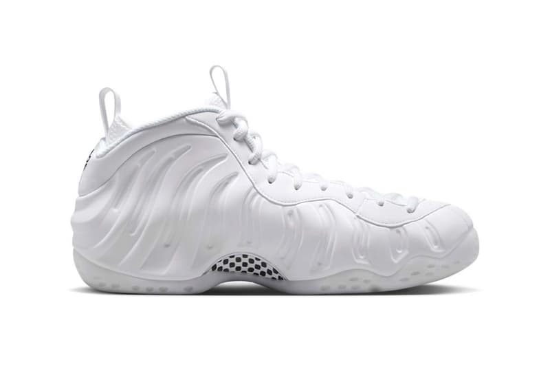 Nike Air Foamposite One "Triple White" HJ5195-100 Release Info all white shoe basketball shoe penny hardaway 1 cent