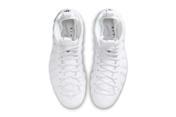 Nike Air Foamposite One "Triple White" HJ5195-100 Release Info all white shoe basketball shoe penny hardaway 1 cent