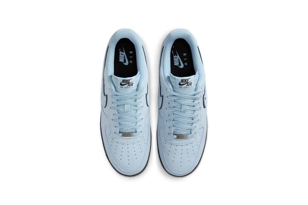 Nike Air Force 1 Low Suede Light Armoury Blue Black HQ1966-400 Release Info