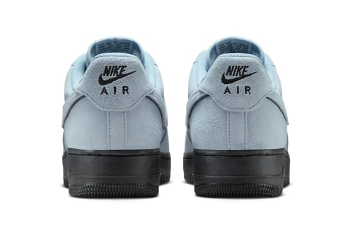 Nike Air Force 1 Low Suede Light Armoury Blue Black HQ1966-400 Release Info