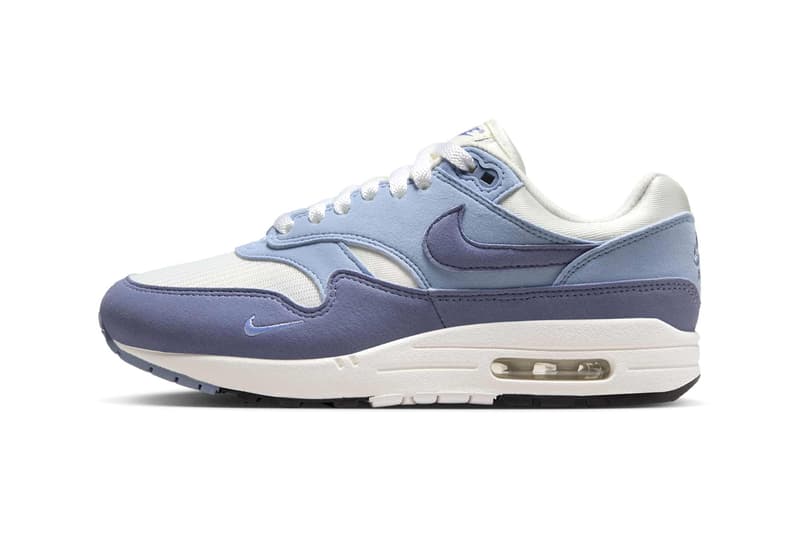 Official Look at the Nike Air Max 1 "Light Armory Blue" HF1194-102 white sneaker air max day