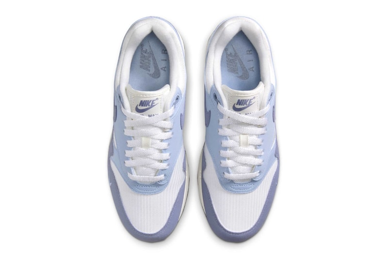 Official Look at the Nike Air Max 1 "Light Armory Blue" HF1194-102 white sneaker air max day 