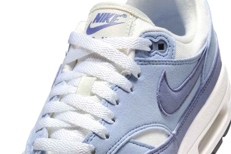 Official Look at the Nike Air Max 1 "Light Armory Blue" HF1194-102 white sneaker air max day