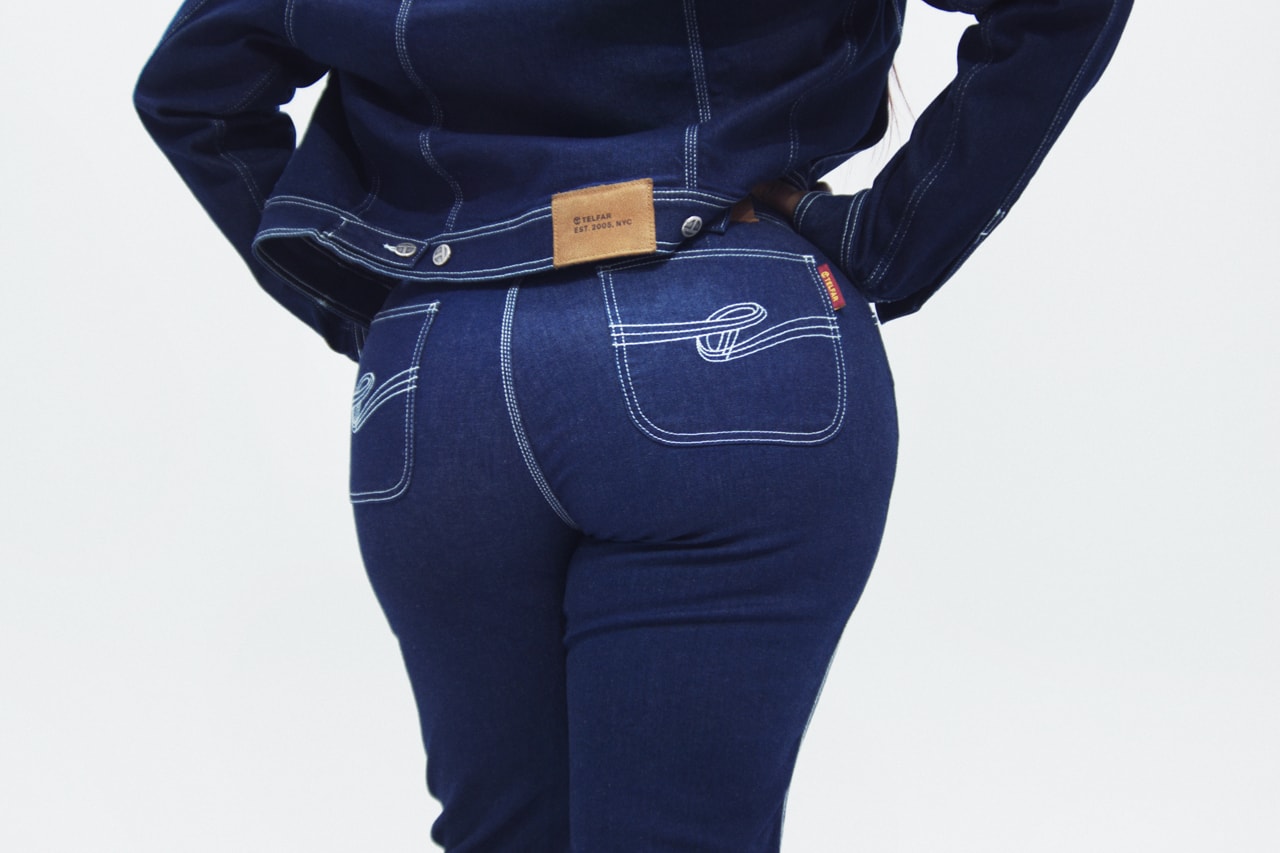 Telfar Launches Stretch infinity Denim telfar clemens 