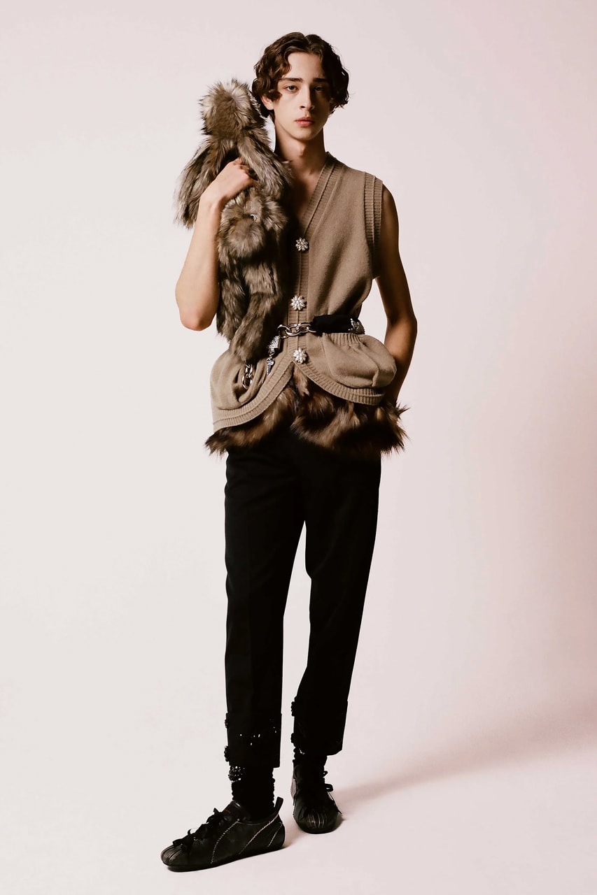 Simome rocha fall winter 2025 runway menswear lookbook