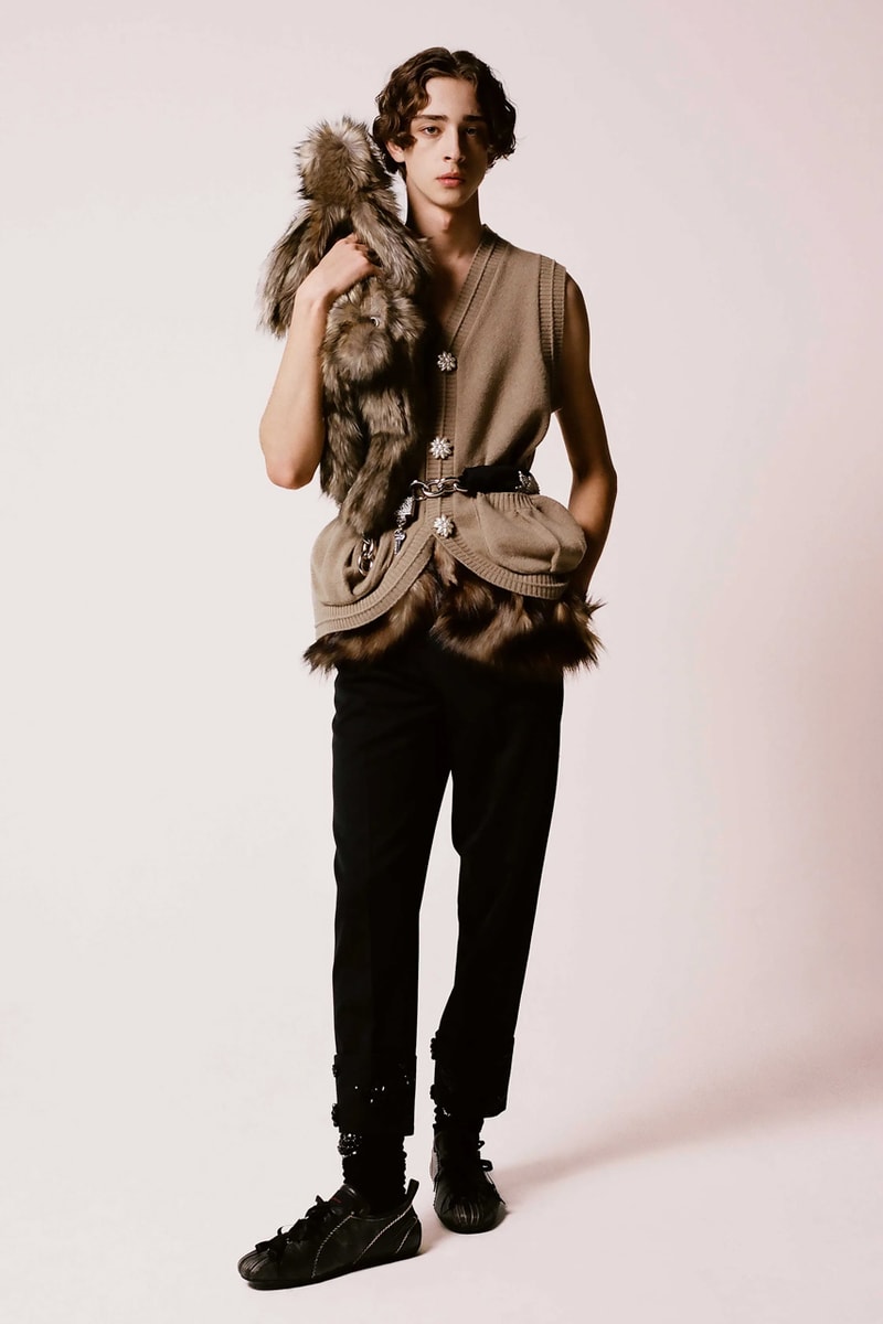 Simome rocha fall winter 2025 runway menswear lookbook
