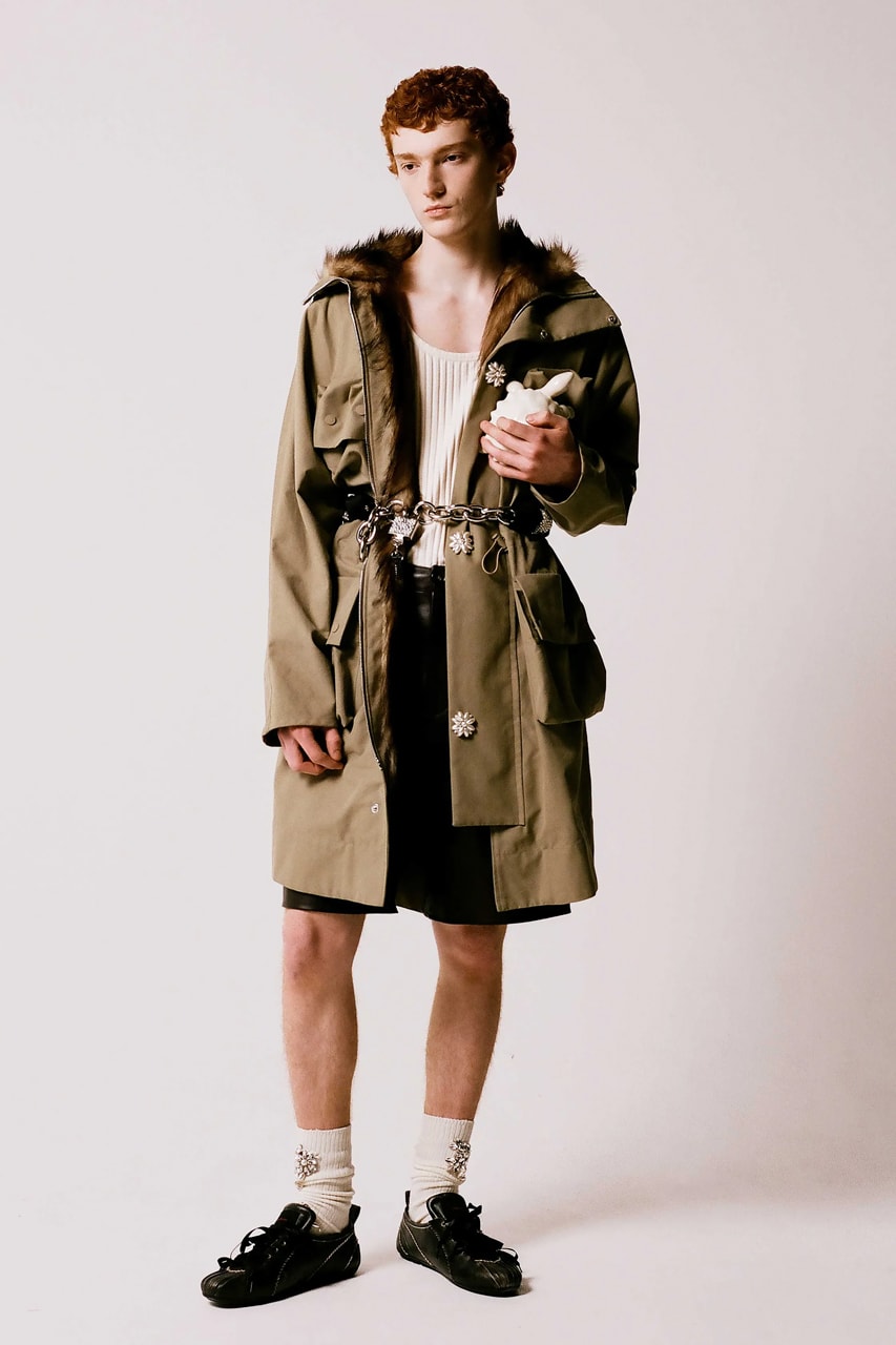 Simome rocha fall winter 2025 runway menswear lookbook