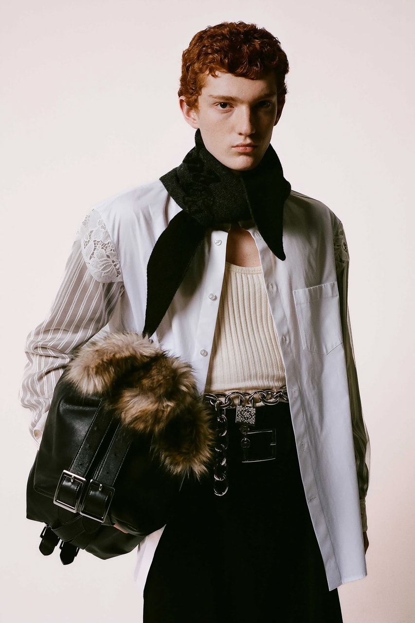 Simome rocha fall winter 2025 runway menswear lookbook