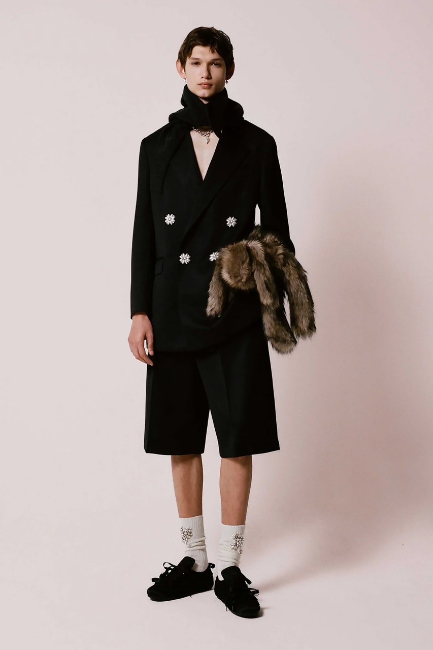 Simome rocha fall winter 2025 runway menswear lookbook