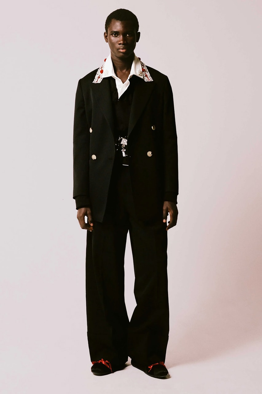 Simome rocha fall winter 2025 runway menswear lookbook