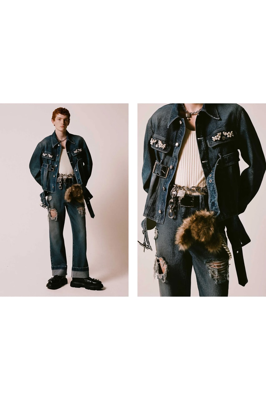 Simome rocha fall winter 2025 runway menswear lookbook