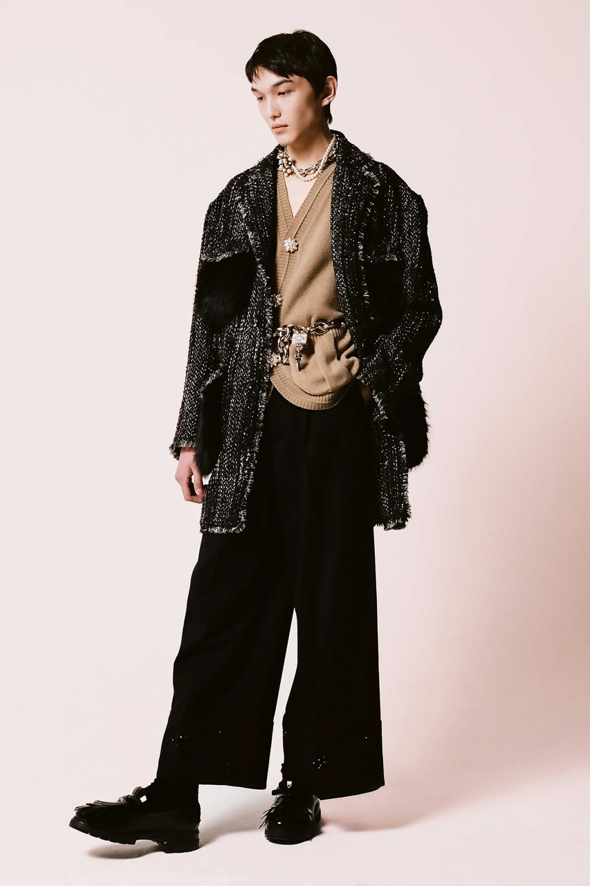 Simome rocha fall winter 2025 runway menswear lookbook