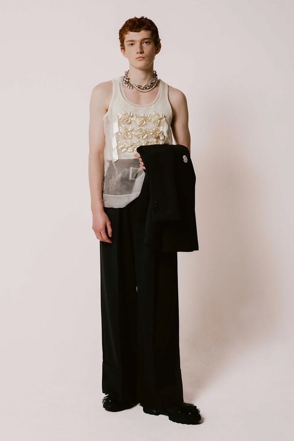 Simome rocha fall winter 2025 runway menswear lookbook